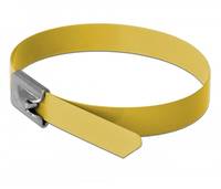 DeLOCK - Kabelbinder - 30 cm - Gelb (Packung