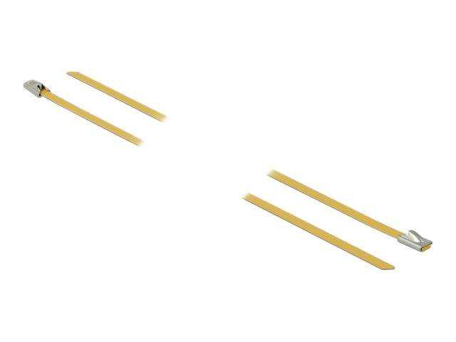 DeLOCK - Kabelbinder - 30 cm - Gelb (Packung