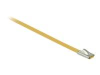DeLOCK - Kabelbinder - 40 cm - Gelb (Packung