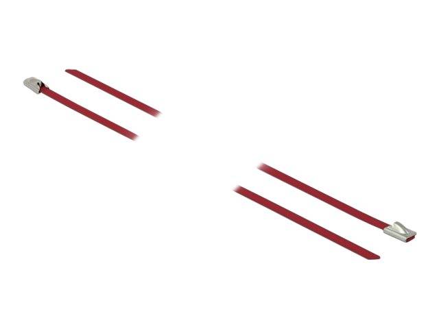DeLOCK - Kabelbinder - 50 cm - Rot (Packung mit