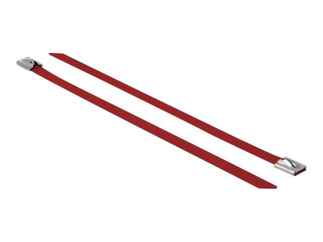DeLOCK - Kabelbinder - 20 cm - Rot (Packung mit