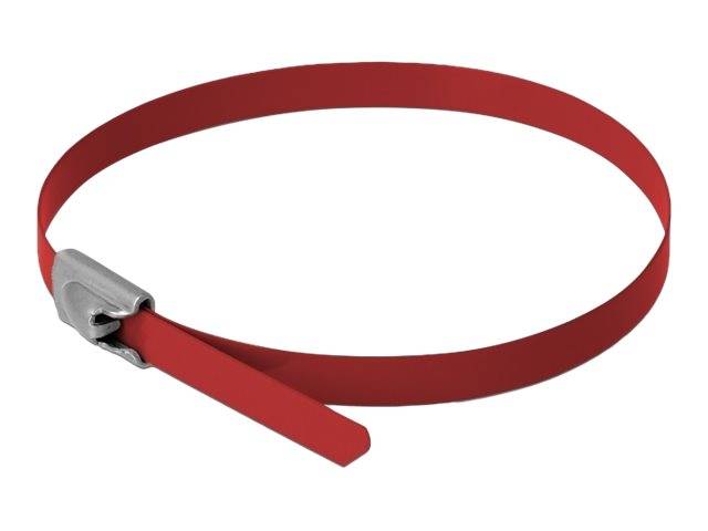 DeLOCK - Kabelbinder - 20 cm - Rot (Packung mit