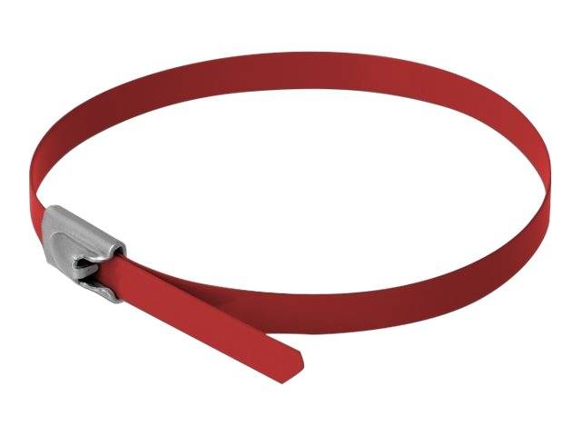 DeLOCK - Kabelbinder - 30 cm - Rot (Packung mit