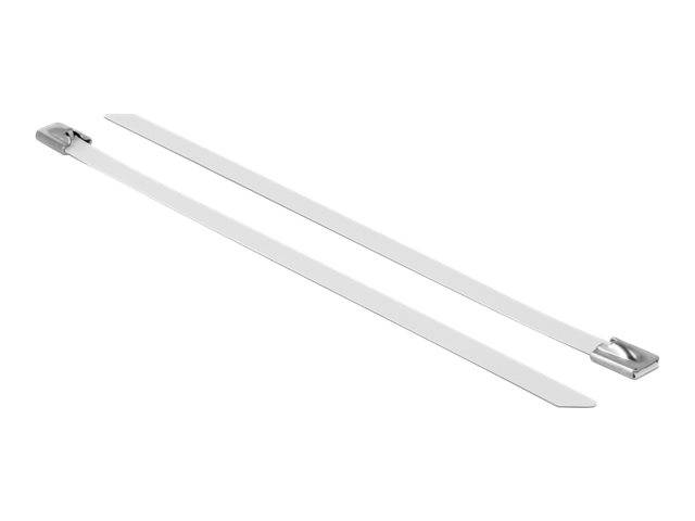 DeLOCK - Kabelbinder - 20 cm - weiß (Packung