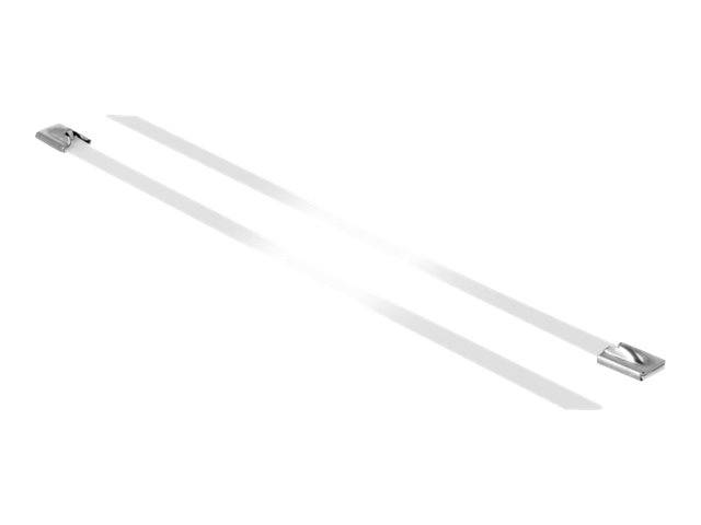 DeLOCK - Kabelbinder - 40 cm - weiß (Packung