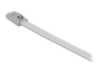 DeLOCK - Kabelbinder - 30 cm - weiß (Packung