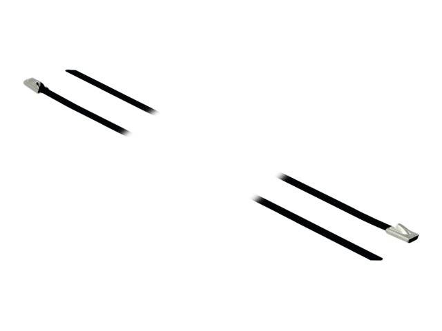 DeLOCK - Kabelbinder - 50 cm - Schwarz (Packung