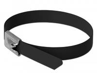 DeLOCK - Kabelbinder - 30 cm - Schwarz (Packung