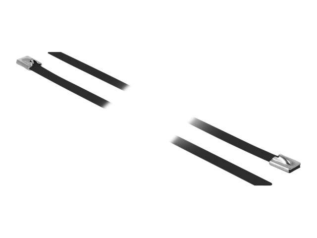 DeLOCK - Kabelbinder - 40 cm - Schwarz (Packung