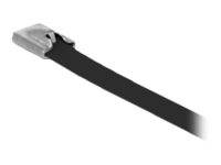 DeLOCK - Kabelbinder - 40 cm - Schwarz (Packung