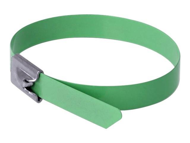 DeLOCK - Kabelbinder - 40 cm - grün (Packung