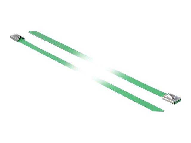 DeLOCK - Kabelbinder - 40 cm - grün (Packung