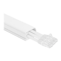 Delock - Kabelkanal mit Abdeckung - 1 m - weiß Delock - Kabelkanal mit Abdeckung - 1 m - weiß