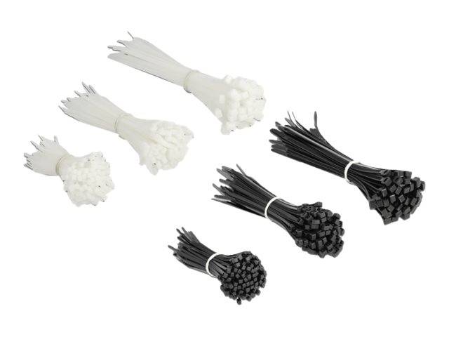 DeLOCK Cable tie assortment box 500 pieces - Kabelbinder-Kit