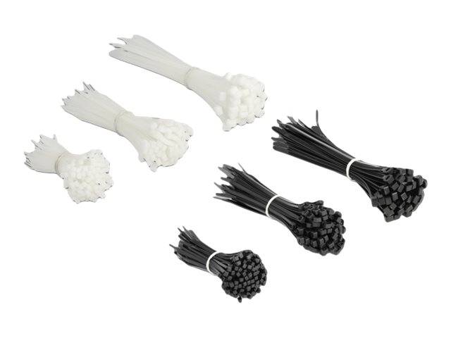 DeLOCK Cable tie assortment box 600 pieces - Kabelbinder-Kit
