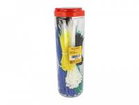 DeLOCK Cable tie assortment box 600 pieces assorted colours