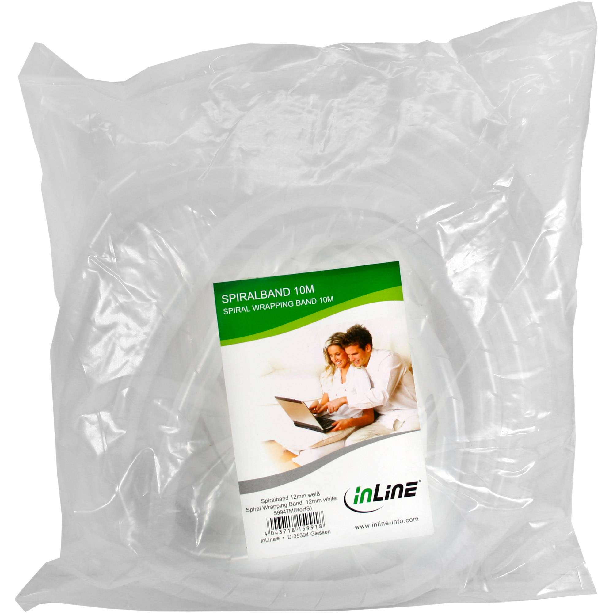 INLINE - Spiralband 10m - natur - 12mm