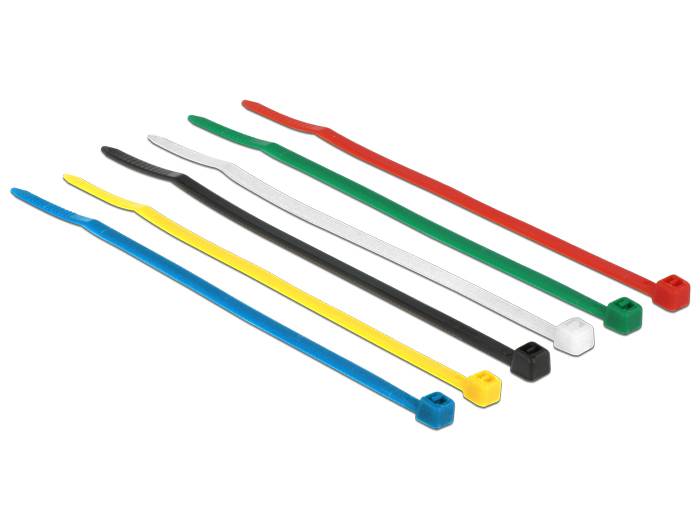 DeLOCK farbig - Kabelbinder-Kit - 10 cm
