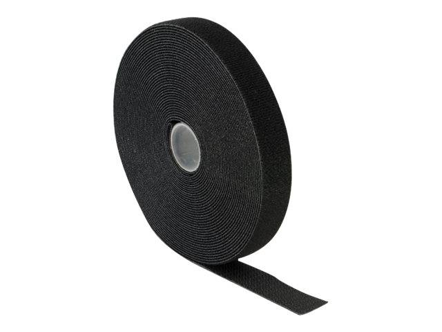 DeLOCK - Klettverschluss - 10 m - Schwarz
