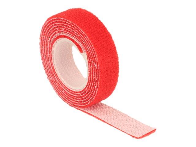 DeLOCK Velcro - Kabelbinderrolle - 1 m - Rot