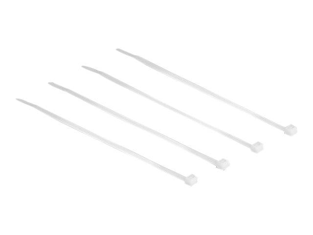 DeLOCK - Kabelbinder - 20 cm - durchsichtig (Packung mit 100)