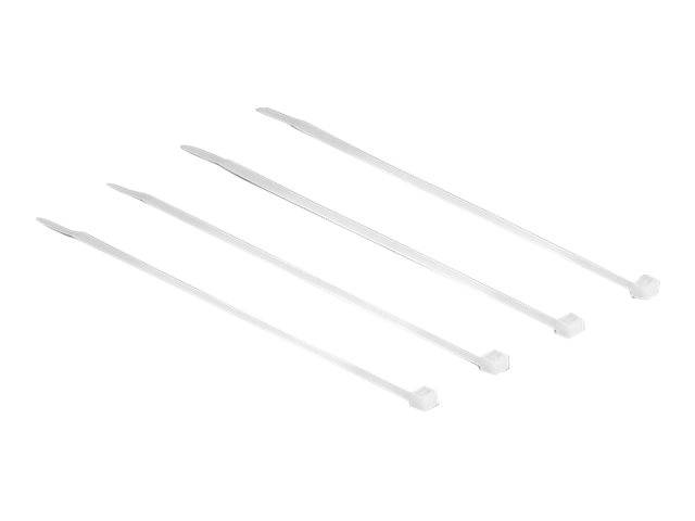 Delock - Kabelbinder - 10 cm - durchsichtig (Packung mit 100)