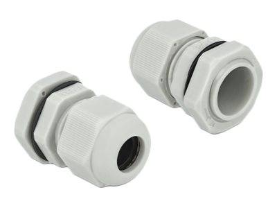DeLOCK PG11 - Kabelverschraubung - Grau (Packung mit 10)