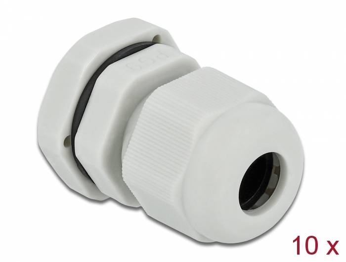 DeLOCK PG9 - Kabelverschraubung - Grau (Packung