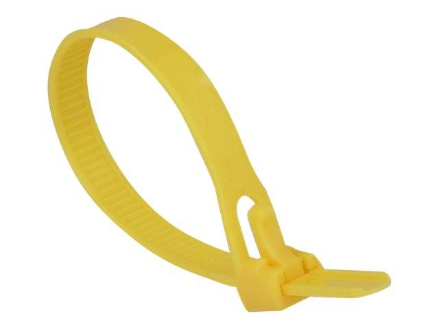 DeLOCK - Kabelbinder - 15 cm - Gelb (Packung