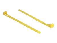 DeLOCK - Kabelbinder - 15 cm - Gelb (Packung