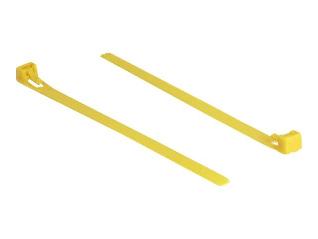 DeLOCK - Kabelbinder - 15 cm - Gelb (Packung