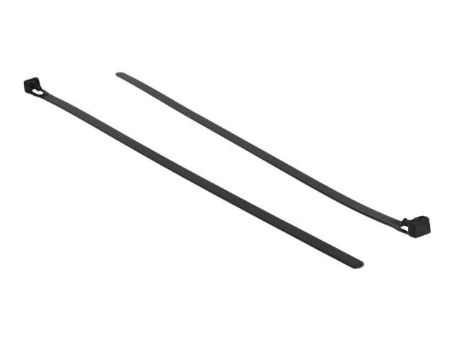 DeLOCK - Kabelbinder - 30 cm - Schwarz (Packung