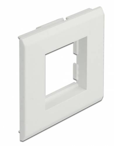 Delock - Easy 45 - Rahmen - 2 Module - weiß