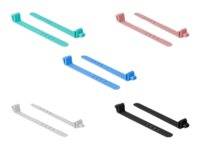 DeLOCK - Kabelbinder - 9.5 cm - diverse Farben (Packung mit 10)