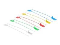 DeLOCK - Kabelbinder - 25 cm - diverse Farben (Packung mit 10)