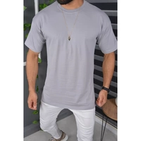 Megaman Jeans T-Shirt Oversize Sommer T-Shirt Tee Long-Tee Basic Shirt Kurzarmshirt Unifarben M Grau Megaman Jeans T-Shirt Oversize Sommer T-Shirt Tee Long-Tee Basic Shirt Kurzarmshirt Unifarben M Grau