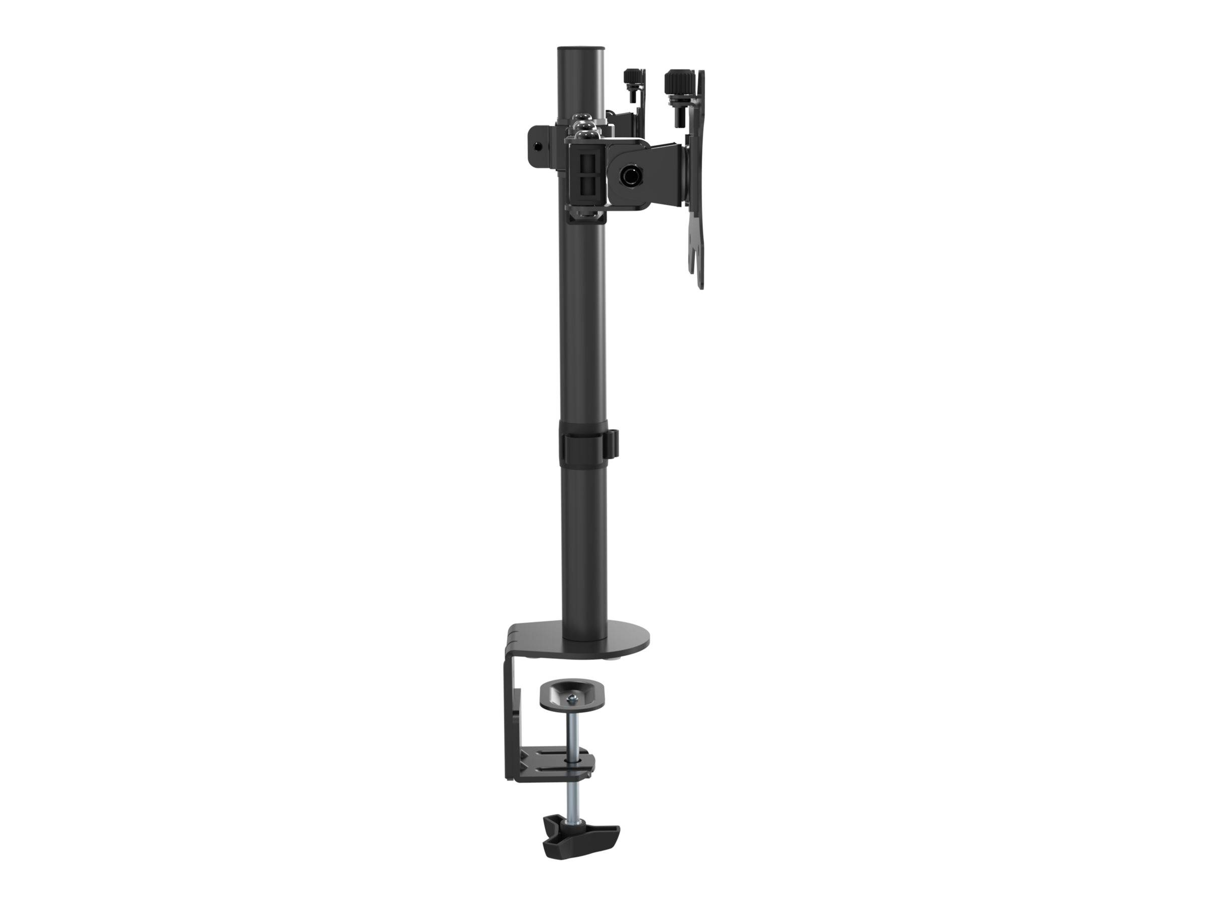 Vision VFM-DPD Monitor Desk Post - Befestigungskit - für 2 LCD-Displays - Stahl - Schwarz - Bildschirmgröße: 33-68.6 cm