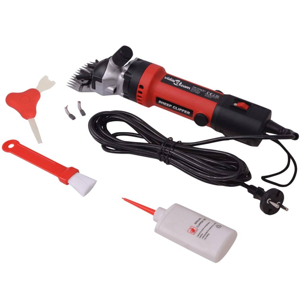 vidaXL 7-tlg. Schafschermaschine-Set 550 W