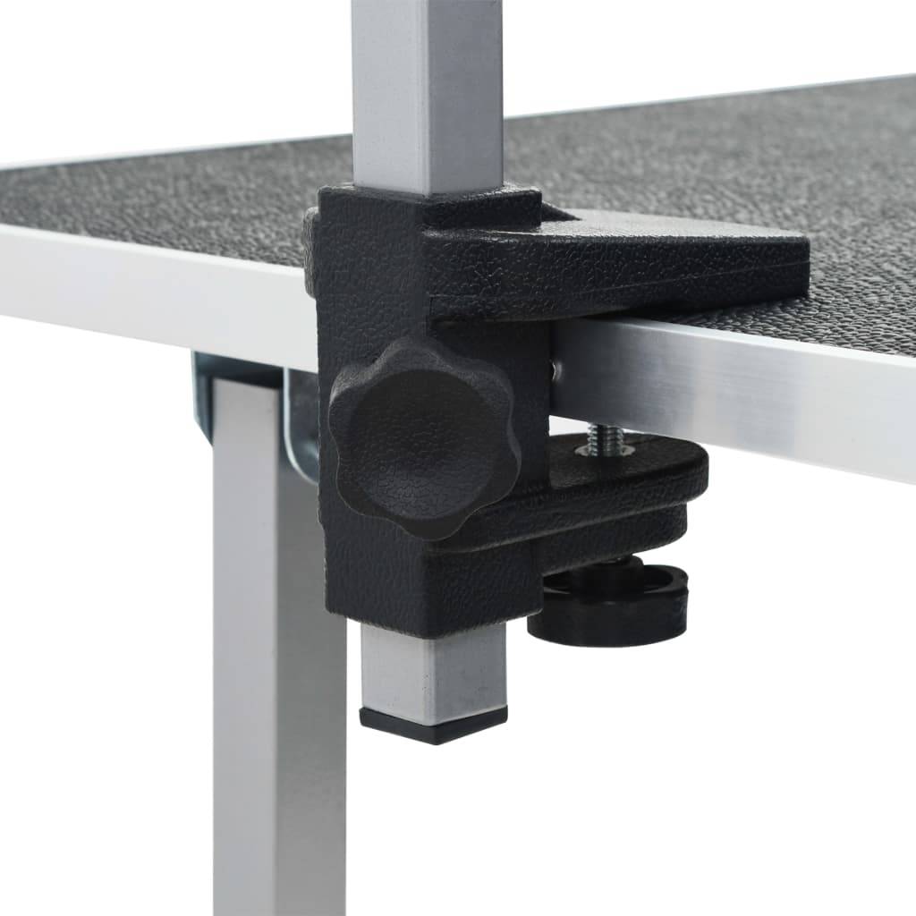 vidaXL Trimmtisch Schertisch mit 2 Schlingen für Hunde Katzen Klappbar