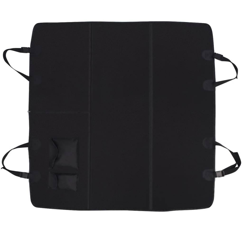 vidaXL Haustier-Rücksitzbezug 148x142 cm Schwarz