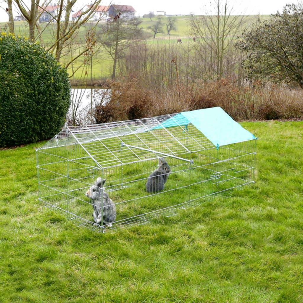 Kerbl Freilaufgehege mit Ausbruchsperre Silbern Metall 81712