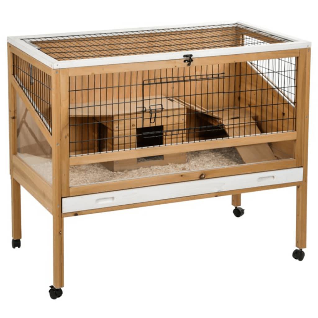 Kerbl Kleintierkäfig Indoor Deluxe 115×60×92,5 cm Holz 82725