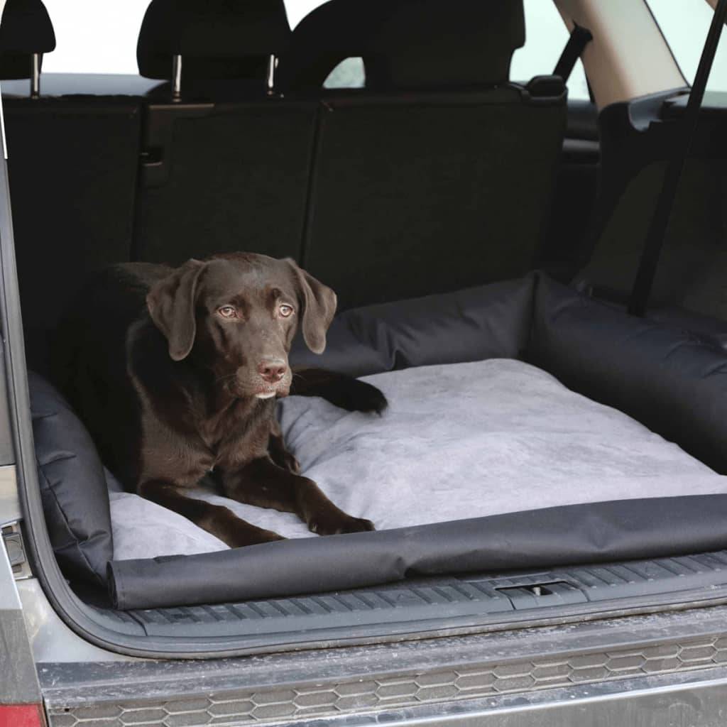 Kerbl Auto-Hundebett 95 x 75 x 16 cm Grau und Schwarz 80584