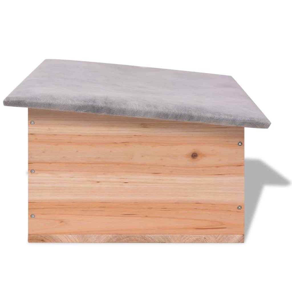 vidaXL Igelhaus 45x33x22 cm Holz