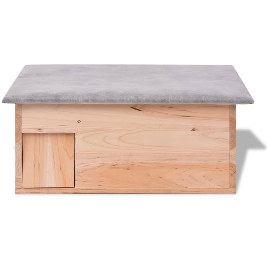 vidaXL Igelhaus 45x33x22 cm Holz