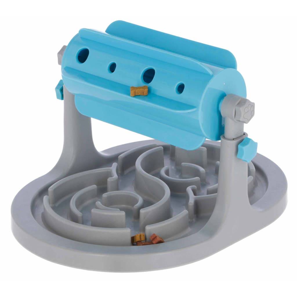 Kerbl Hunde-Snack-Rolle mit Anti-Schling-Schutz Blau und Grau