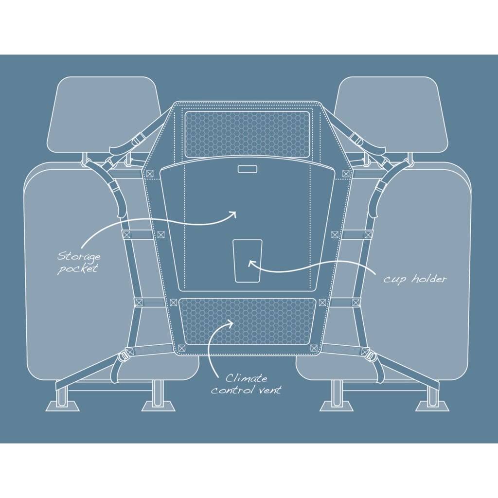 Kurgo Auto-Hundegitter Schwarz