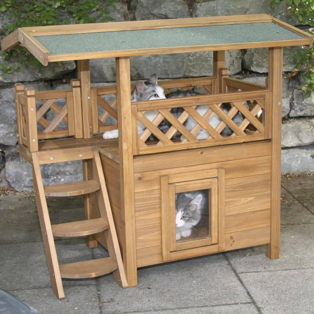 Kerbl Katzenhaus Lodge 77×50×73cm