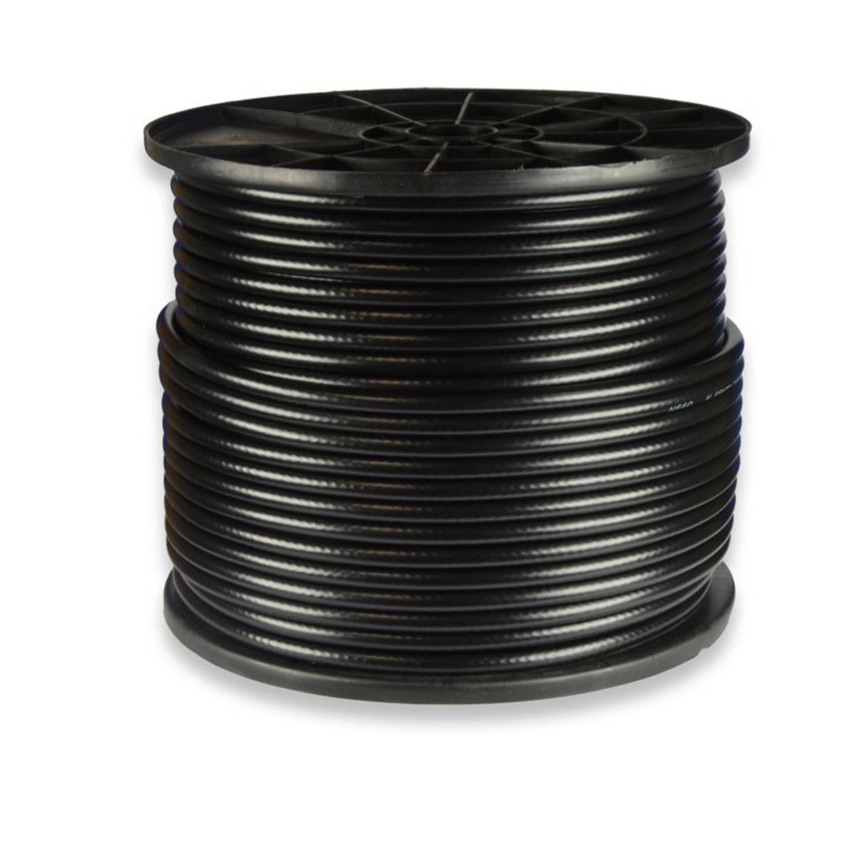 PremiumX 100m BASIC Koaxialkabel schwarz 135dB 4-fach geschirmt SAT TV Koax-Kabel Antennenkabel Entmanteler 0,31 €/m