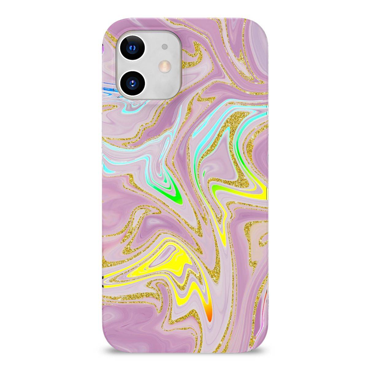 Für Apple iPhone 12 Mini Shockproof TPU Watercolor Splash Schutz Tasche Hülle Cover Etui Motiv 5